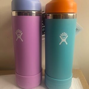 Hydro Flask kids 18oz. Dual-Tone Bottles in Lavender and Teal (2 total)